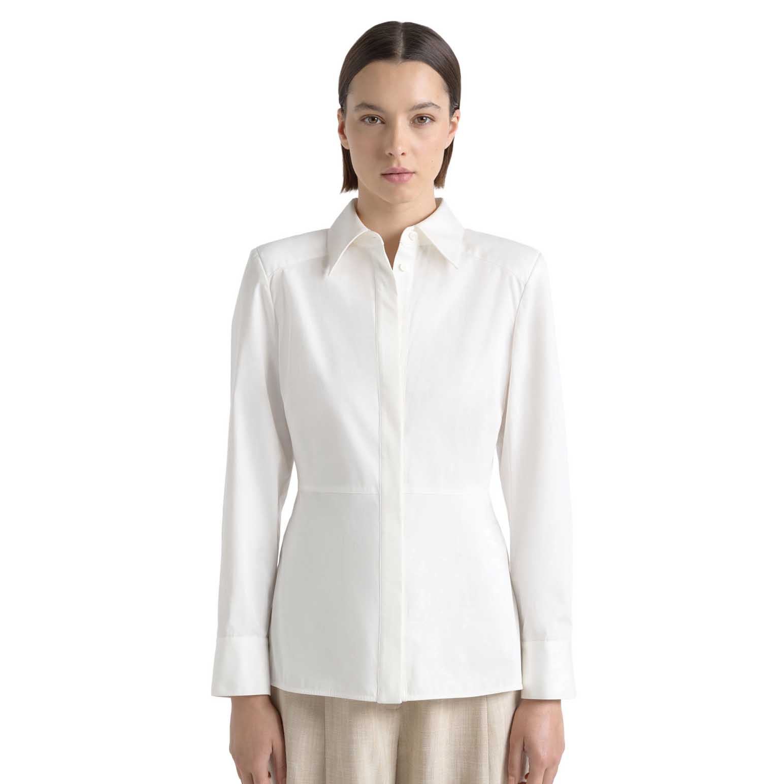 Cue Stretch Cotton Shirt